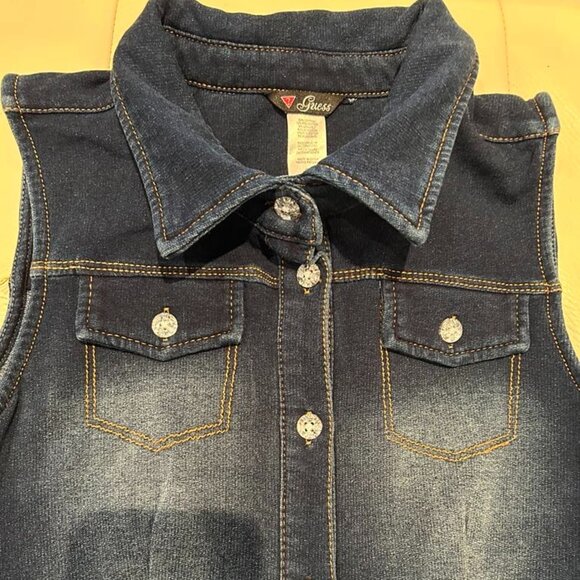 Guess Girl's Jean/Demin Dress Size12 - Picture 3 of 5